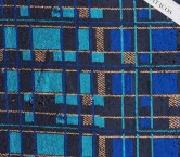 Lentejuelas cuadros azul