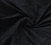 Jacquard cloqué floral negro