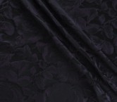Jacquard cloqué floral fuxia