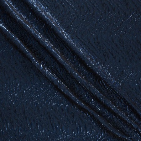 Jacquard geométrico relieve azul