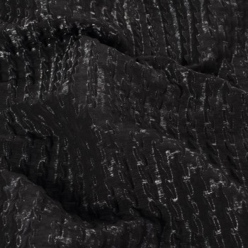 Black relief jacquard