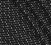 Jacquard geométrico lamé azul