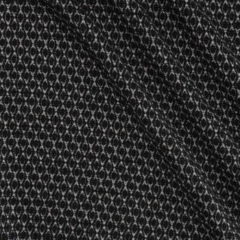 Black jacquard geometric lamé