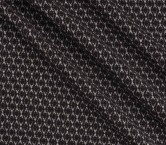 Jacquard geométrico lamé azul