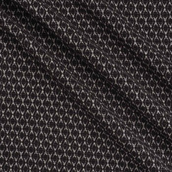 Jacquard geométrico lamé marron