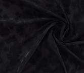 Black jacq. flowers fil coupé