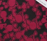 Magenta jacq. flowers fil coupé