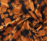 Jacq. flores fil coupé naranja