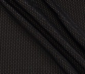 Jacquard hojas lamé negro