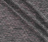 Jacquard geométrico lamé negro