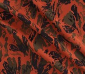 Jacquard floral lamé azul