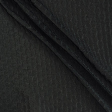 Jacquard organza relieve verde