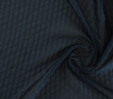 Jacquard organza relieve azul