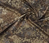 Gold jacquard floral lamé