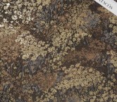 Gold jacquard floral lamé
