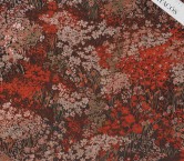 Jacquard floral lamé  rojo