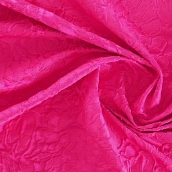 Jacquard relieve fuxia