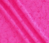 Jacq cloqué flores fuxia