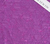 Violet jacq cloqué flowers