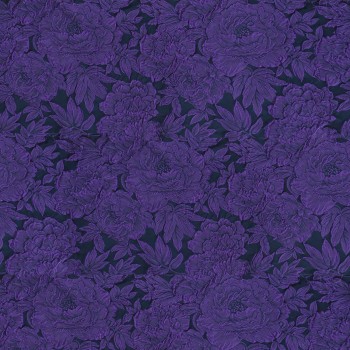 Jacq cloqué flores violeta