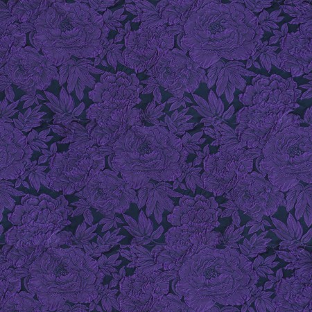 Jacq cloqué flores violeta