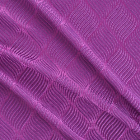 Violet geometric jacquard