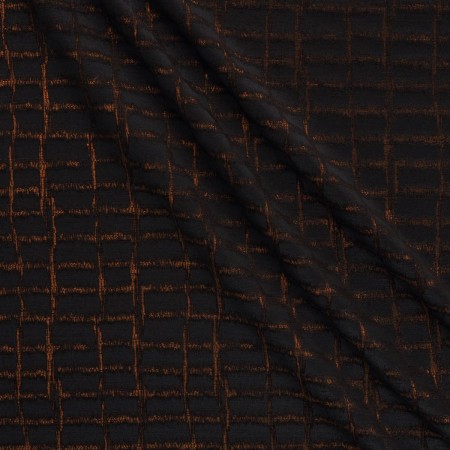 Jacquard geométrico marron