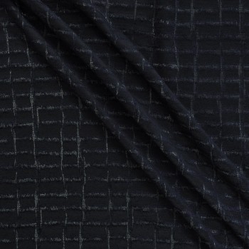 Jacquard geométrico marino