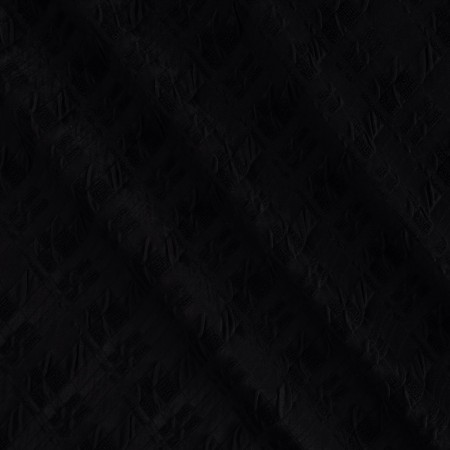 Black wool geometric jacquard