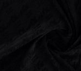 Black wool geometric jacquard