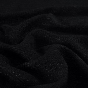 Black tweed sequins