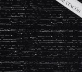 Tweed lentejuelas negro plata