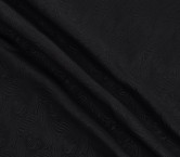 Jacquard otomán gofrado negro