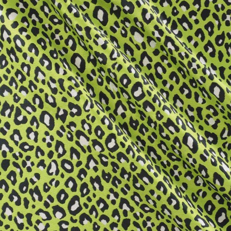 Jacquard piel de animal verde