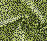 Jacquard piel de animal verde