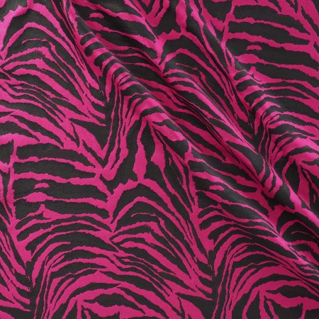 Fuxia animal skin jacquard