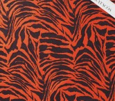 Jacquard piel de animal rojo