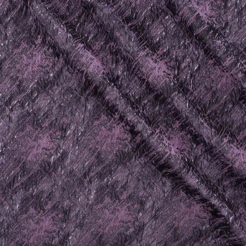 Jacquard geométrico lamé lila