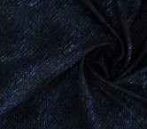 Jacquard geométrico lamé marino
