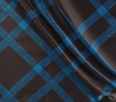 Cuadro mikado jacquard azul