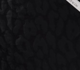 Jacquard piel de animal negro