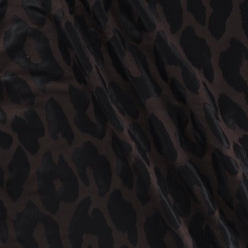 Jacquard piel de animal marron