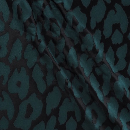 Jacquard piel de animal verde