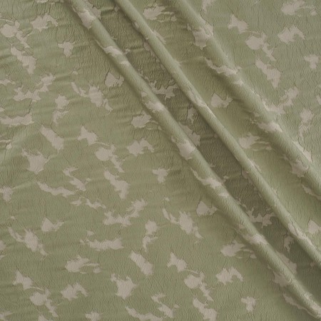 Jacquard cloqué verde