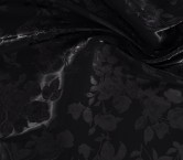 Jacquard floral negro