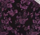 Jacquard floral violeta