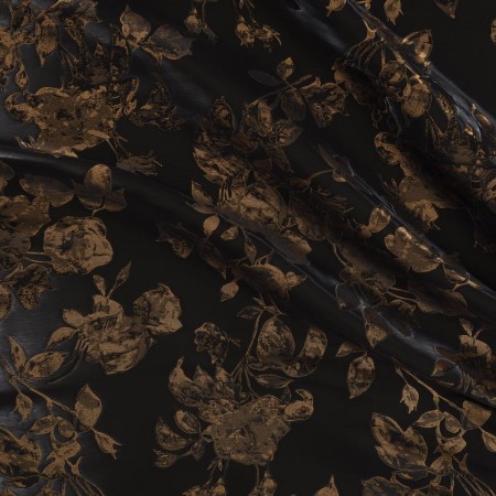 Jacquard floral oro