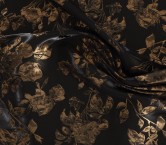Jacquard floral oro