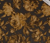 Jacquard floral fil coupé oro