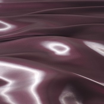 Aubergine thick irised organza